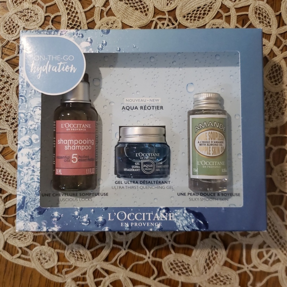 Loccitane on the go hydration kit